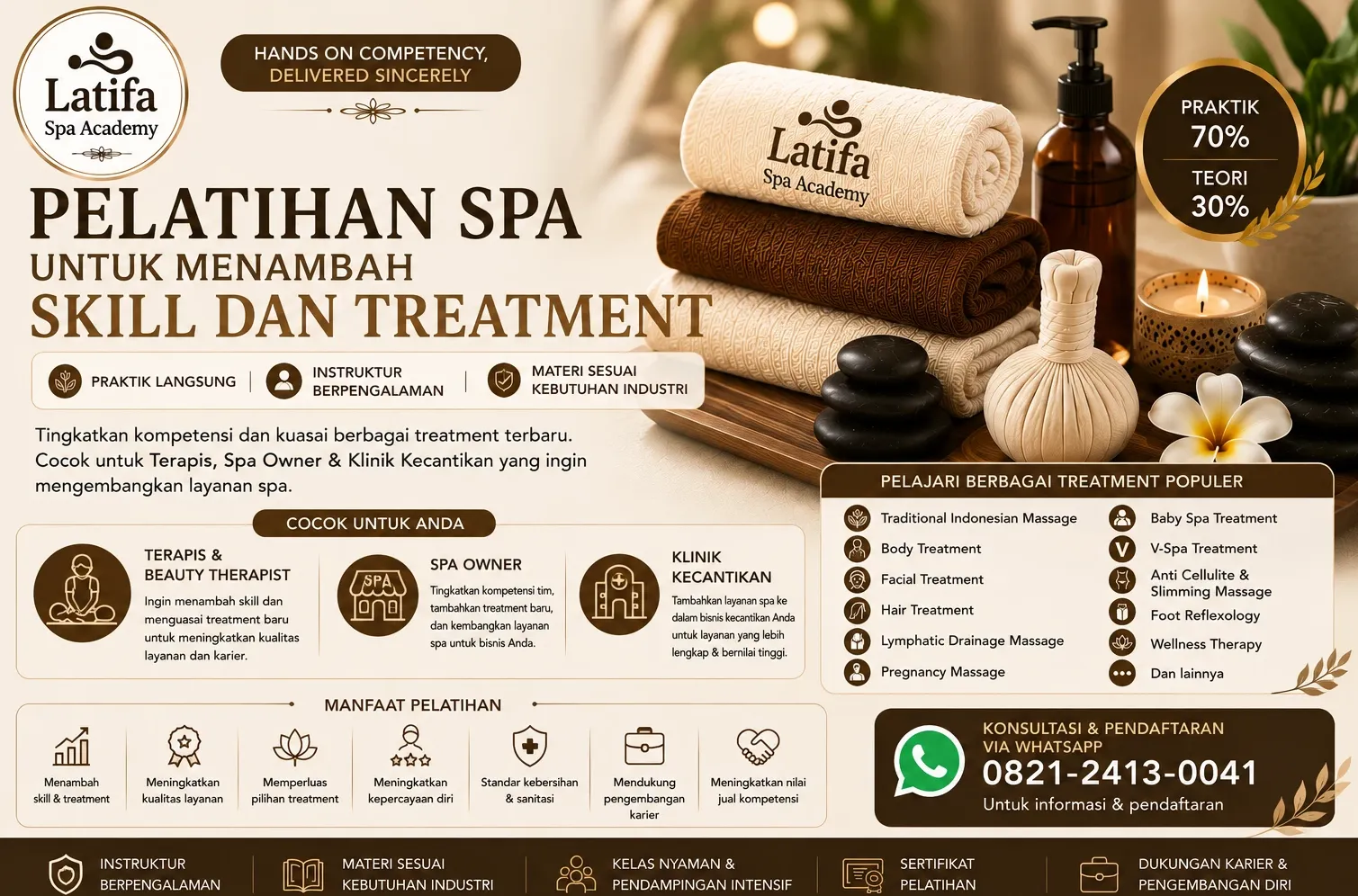 Pelatihan Spa untuk Menambah Skill dan Treatment | Latifa Spa Academy