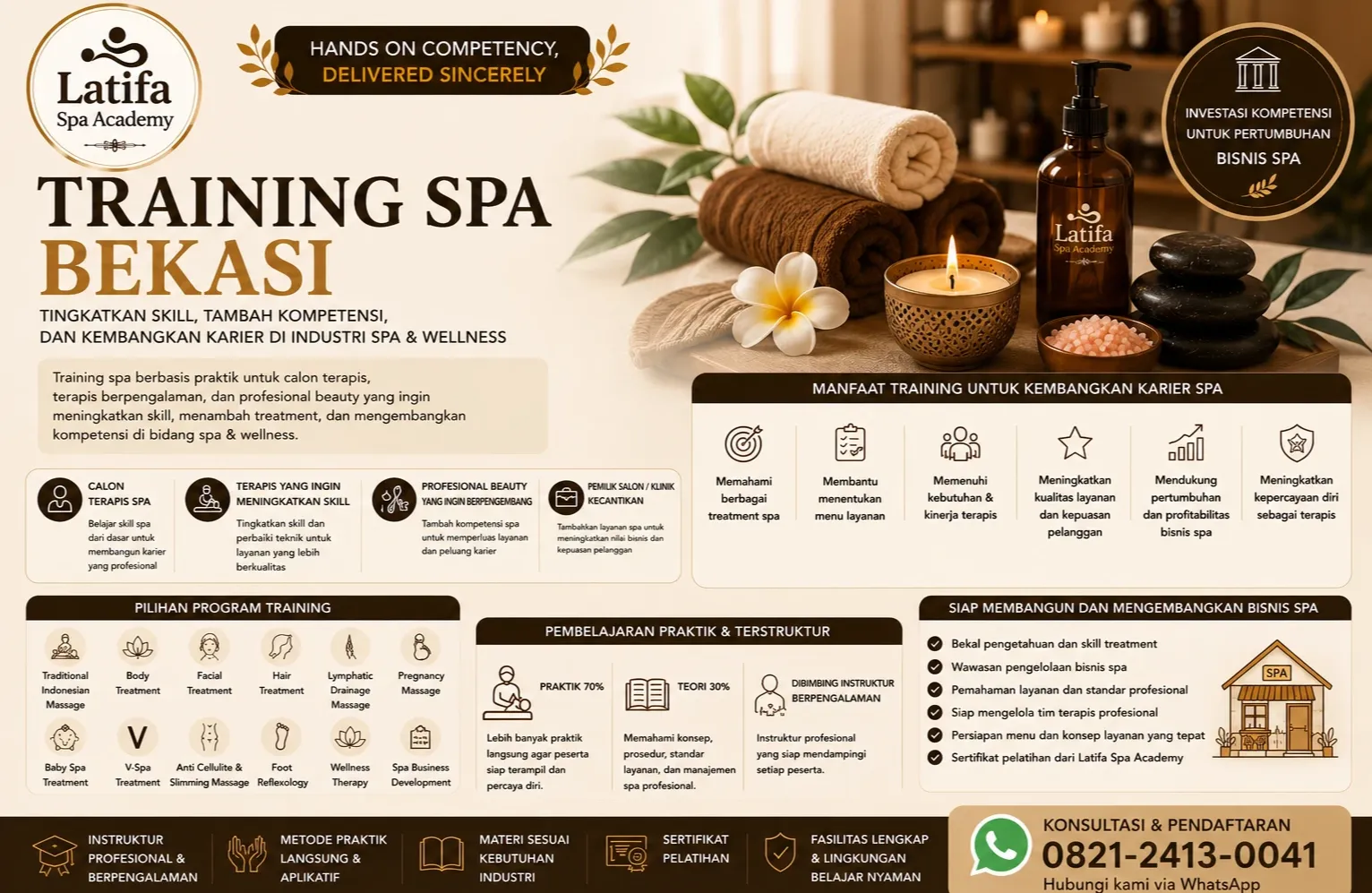Training Spa Bekasi Profesional | Tingkatkan Skill | Latifa Spa Academy