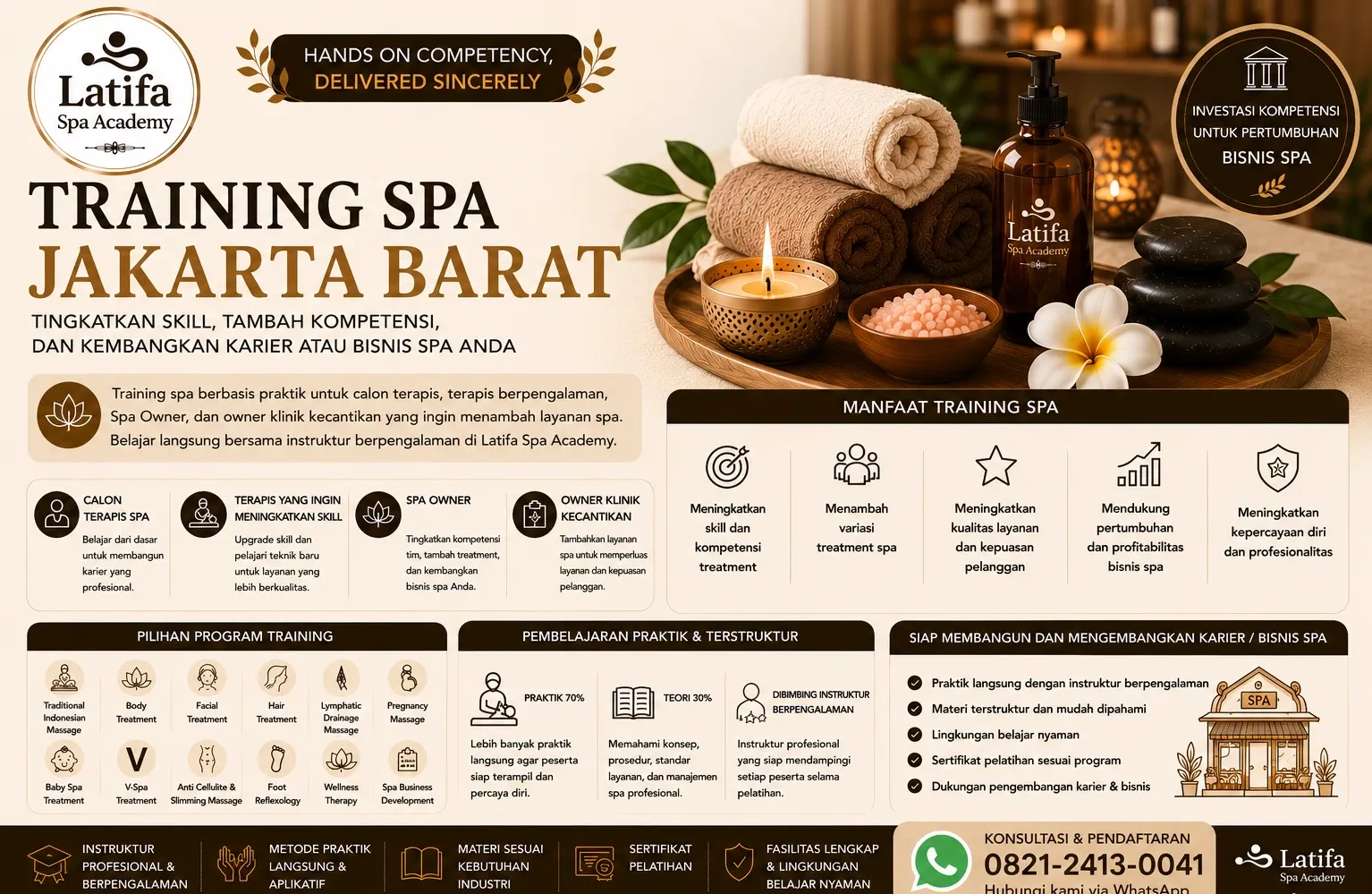 Training Spa Jakarta Barat Profesional | Latifa Spa Academy