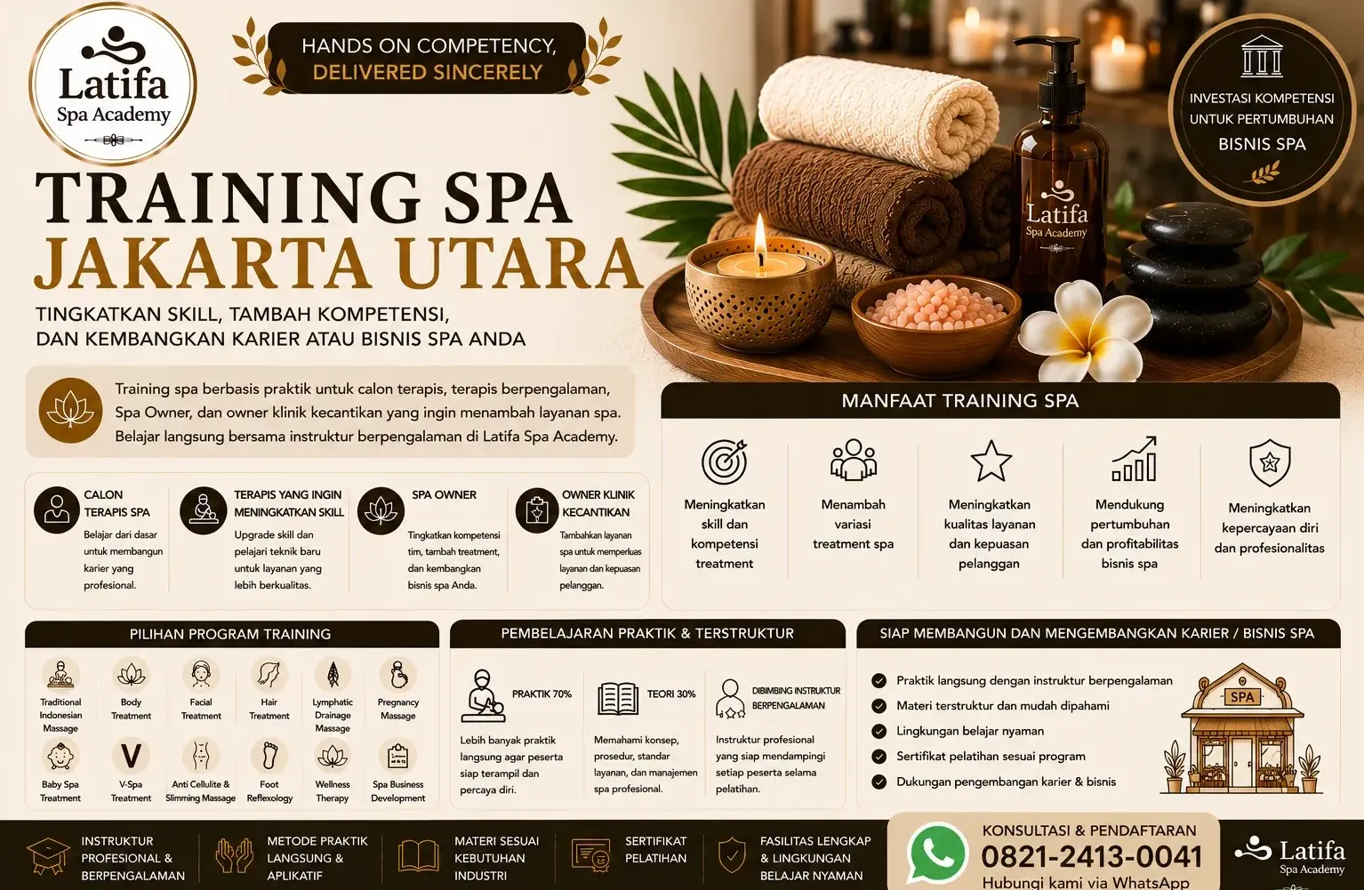 Training Spa Jakarta Utara Profesional | Latifa Spa Academy