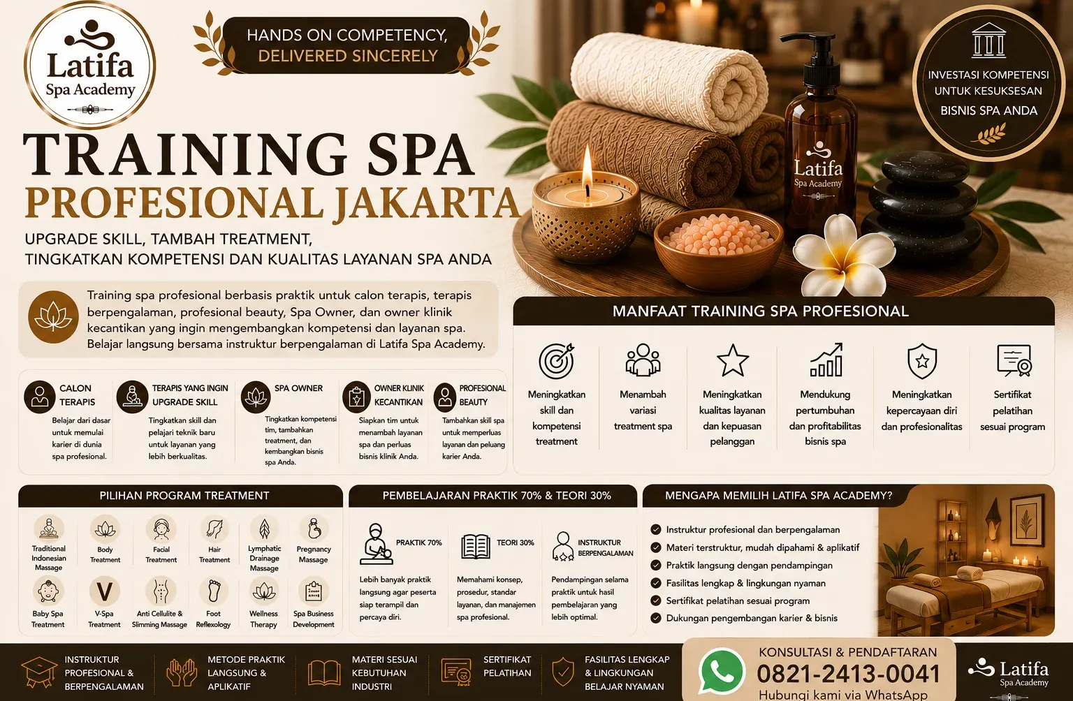 Training Spa Profesional Jakarta | Latifa Spa Academy