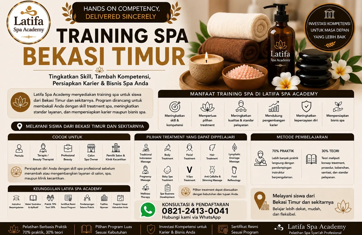 Training Spa Bekasi Timur Profesional | Latifa Spa Academy