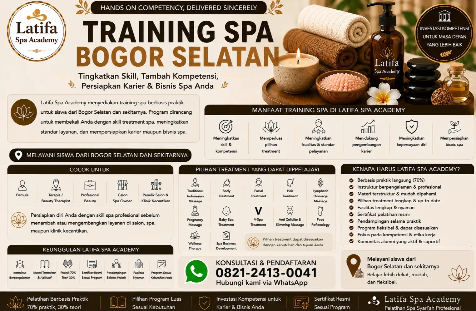 Training Spa Bogor Selatan Profesional | Latifa Spa Academy