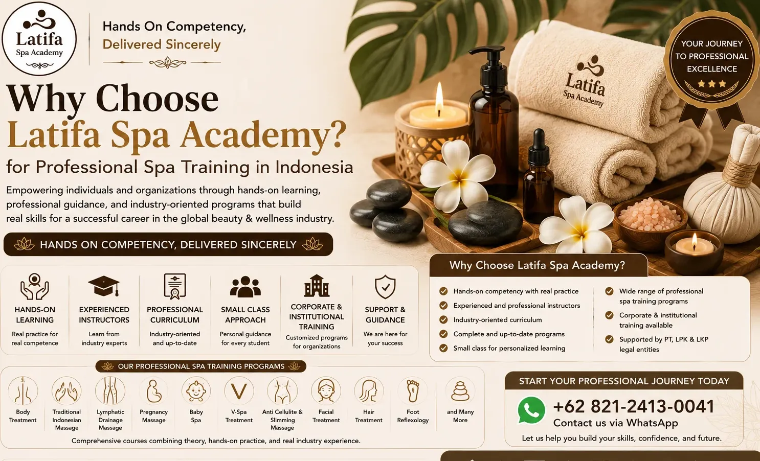 Why Choose Latifa Spa Academy for Professional Spa Training in Indonesia?