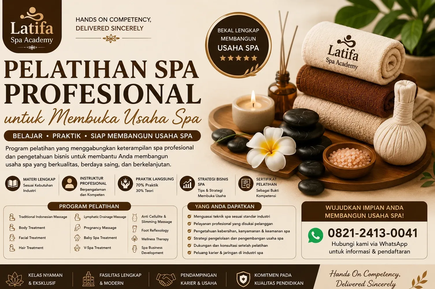 Pelatihan Spa Profesional untuk Membuka Usaha Spa | Latifa Spa Academy