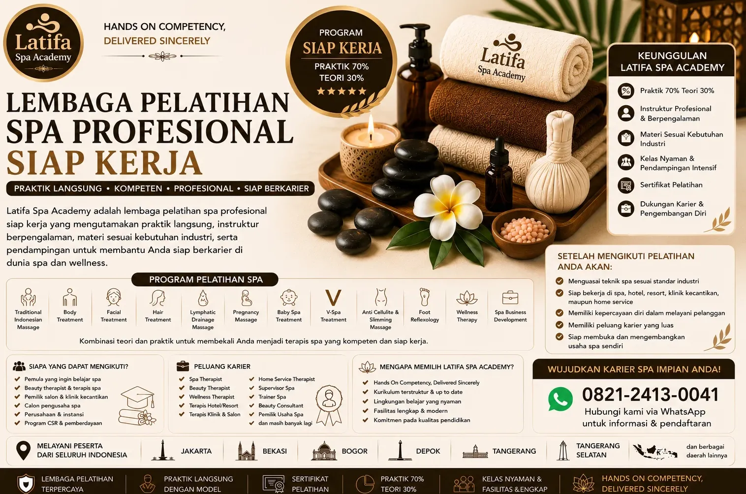 Lembaga Pelatihan Spa Profesional Siap Kerja | Latifa Spa Academy