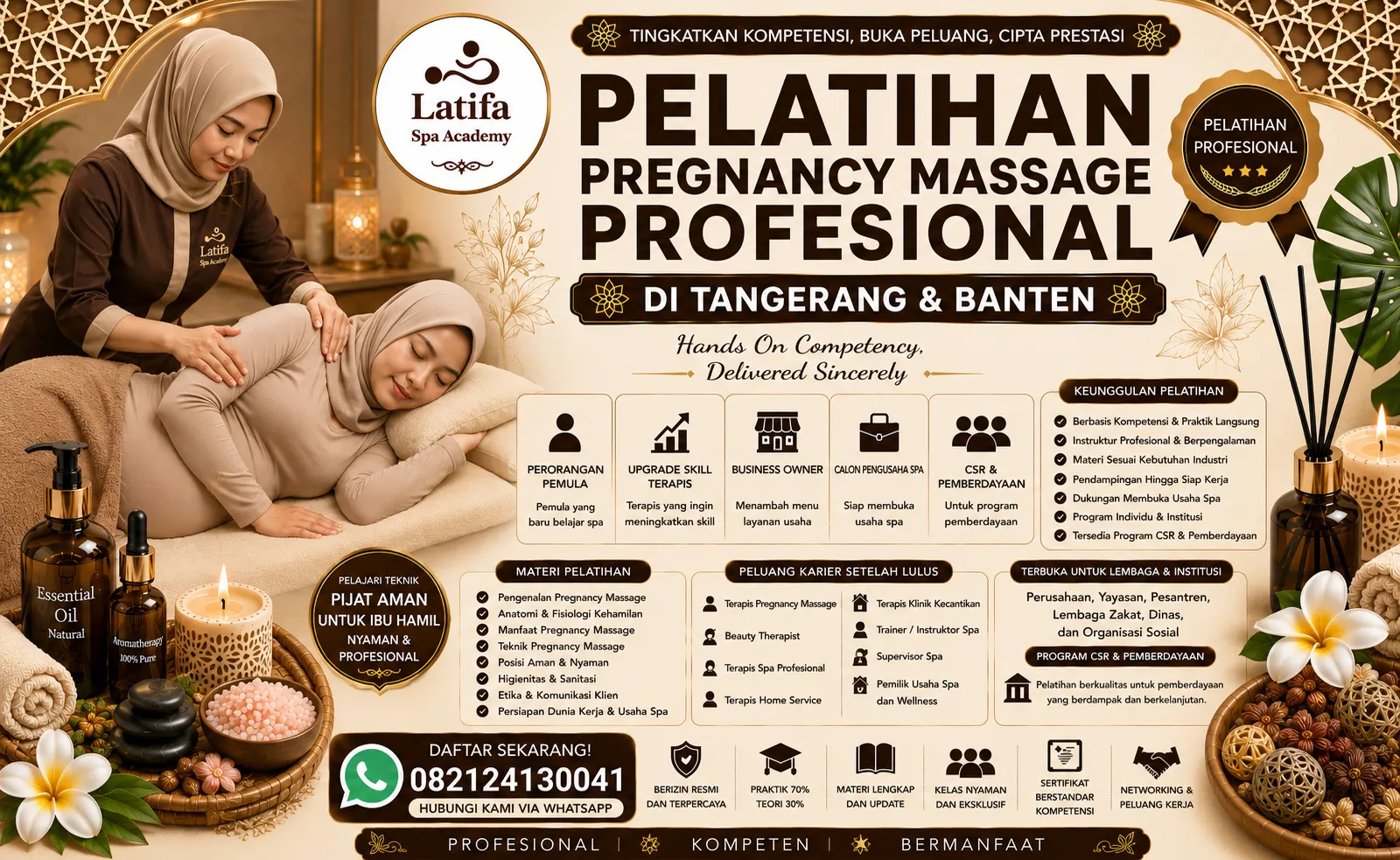 Pelatihan Pregnancy Massage Profesional di Tangerang dan Banten 082124130041